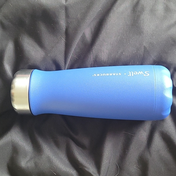 Starbucks S'well royal blue stainless steel hot and cold water bottle - Picture 13 of 16